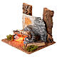 Fuego de pared con piedras y rocas s3