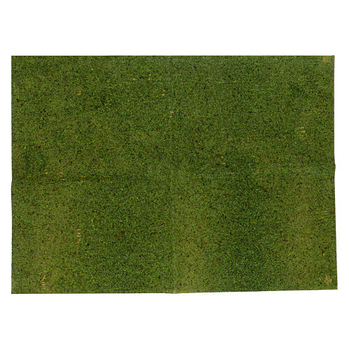 Grass paper with moss and lichen 1