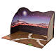 Nativity Scene wooden sunset panorama s2