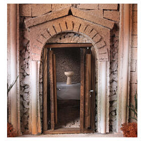 Church furnished for Eucharistic celebration, 50x35x40 cm, for 14 cm statues