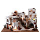 Complete Arab-style village, 40x70x50 cm, for 14 cm Nativity Scene s1