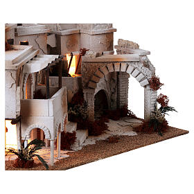 Village arabe complet 40x70x50 cm pour crèche de 14 cm