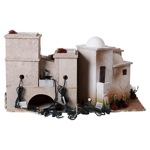 Village arabe complet 40x70x50 cm pour crèche de 14 cm 9