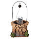 Rustic artisanal well, 30x15 cm, for 24 cm Nativity Scene s1
