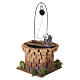 Rustic artesian well 30x15 cm for 24 cm nativity scene s2