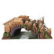 Steinbogenbrücke mit Seitenaufgang – für 18-cm-Krippe, 20 × 40 × 20 cm s5