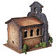 Rustic church for 10 cm Nativity Scene figures, 30x25x20 cm s4