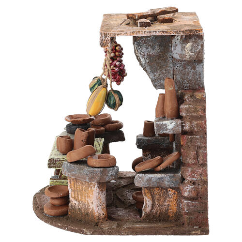 Ambientazione ceramista 15x20x15 cm presepe 8-10 cm 5
