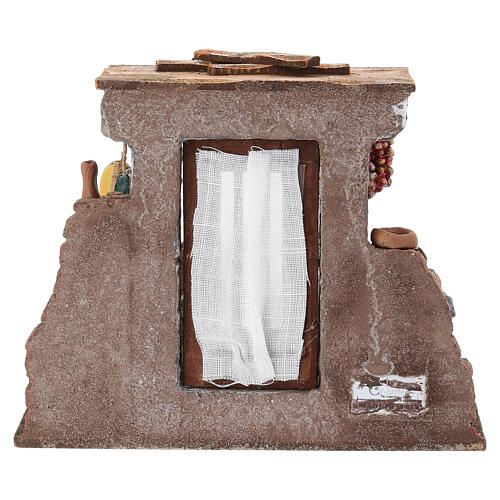 Ambientazione ceramista 15x20x15 cm presepe 8-10 cm 6