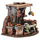 Ambientazione ceramista 15x20x15 cm presepe 8-10 cm s3