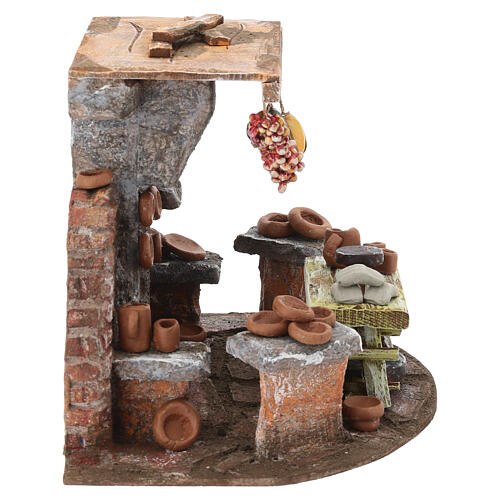 Atelier céramique crèche 18x25x18 cm pour santons de 10 cm 4
