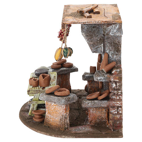 Ceramista ambientazione presepe 18x25x18 cm per presepe 10 cm 5