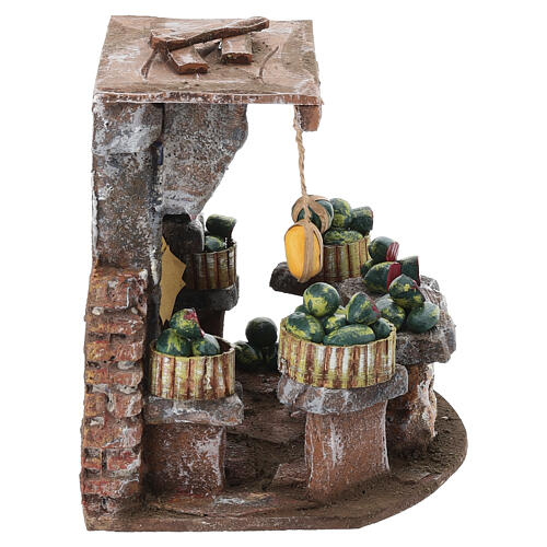 Venditore di cocomeri 15x20x15 cm presepe 8-10 cm 4