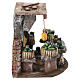 Venditore di cocomeri 15x20x15 cm presepe 8-10 cm s4