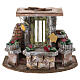 Ambientazione venditore cocomeri 18x25x18 cm presepe 10 cm s1