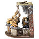 Krippenszene „Käseverkaufsstand“ – für 8–10 cm Krippe, 15 × 20 × 15 cm s5