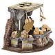 Ambientazione venditore di formaggi 18x25x18 cm presepe 10 cm s2