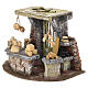 Ambientazione venditore di formaggi 18x25x18 cm presepe 10 cm s3