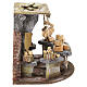 Ambientazione venditore di formaggi 18x25x18 cm presepe 10 cm s5