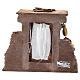 Ambientazione bottega delle castagne 15x20x15 cm presepe 8-10 cm s6
