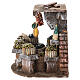 Olive stand: Nativity Scene setting for 8-10 cm characters, 15x20x15 cm s5