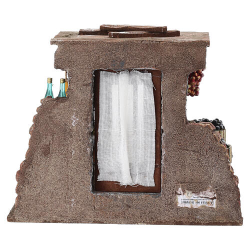 Olive Vendor Stall Nativity Scene Accessory 8-10 cm, 15x20x15 cm 6