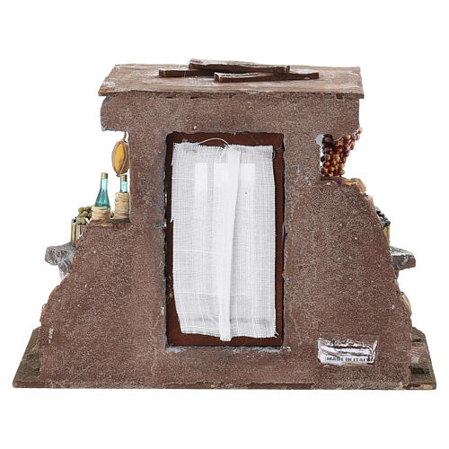 Krippenszene „Verkaufsstand mit Oliven“ – für 10 cm Krippe, 20 × 25 × 20 cm 6