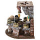 Krippenszene „Verkaufsstand mit Oliven“ – für 10 cm Krippe, 20 × 25 × 20 cm s5