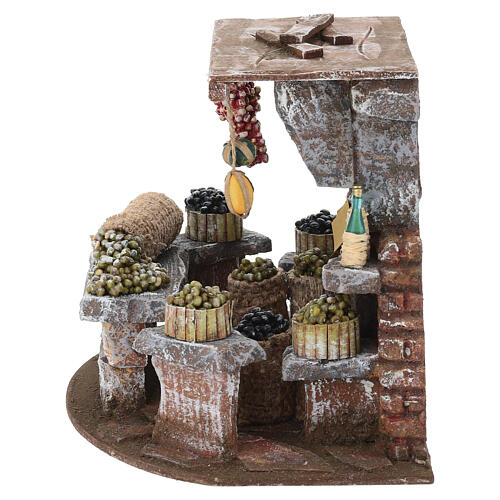 Olive stall, 20x25x20 cm, 10 cm Nativity Scene 5