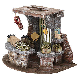 Étal d'olives 20x25x20 cm crèche 10 cm