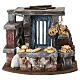 Ambientazione casa del pane 15x20x15 cm presepe 8-10 cm s1