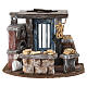 Bakery scene with oven, 18x25x18 cm, for 10 cm Nativity Scene s1