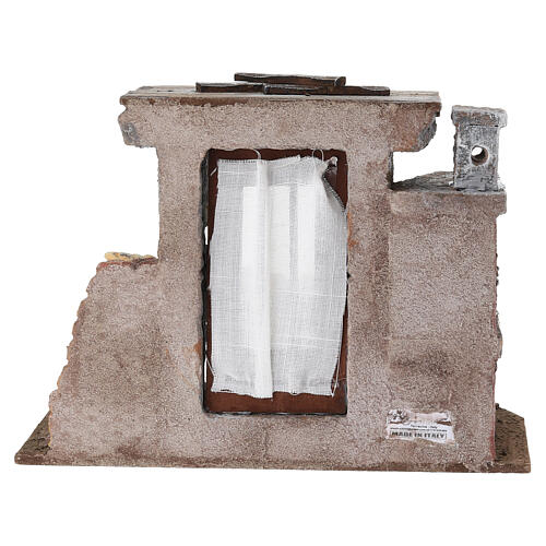 Scena forno pane 18x25x18 cm presepe 10 cm 6