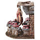 Krippenszene „Fleischverkaufsstand“ – für 8–10 cm Krippe, 15 × 20 × 15 cm s5