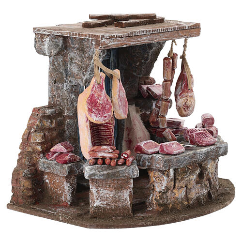 Banco del macellaio 15x20x15 presepe 8-10 cm 3