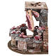 Macellaio ambientazione 20x25x20 cm per presepe 10 cm s5