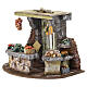 Scena fruttivendolo presepe 18x25x18 cm presepe 10 cm s2