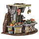 Scena fruttivendolo presepe 18x25x18 cm presepe 10 cm s3