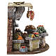 Scena fruttivendolo presepe 18x25x18 cm presepe 10 cm s4