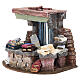 Décor vendeur de tissus 15x20x15 cm crèche 8-10 cm s2