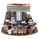 Setting of a fabric shop, 15x25x18 cm, for 10 cm Nativity Scene s1