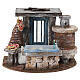 Scène pizzeria 20x25x20 cm crèche 10 cm s1