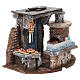 Scène pizzeria 20x25x20 cm crèche 10 cm s3