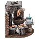 Scène pizzeria 20x25x20 cm crèche 10 cm s4