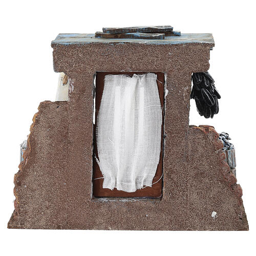 Krippenszene, Fischstand – für 8–10 cm Krippe, 15 × 20 × 15 cm 6