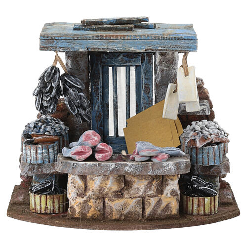 Scena presepe 8-10 cm banco del pesce 15x20x15 cm 1