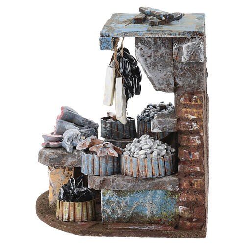 Scena presepe 8-10 cm banco del pesce 15x20x15 cm 5