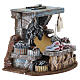 Scena presepe 8-10 cm banco del pesce 15x20x15 cm s3