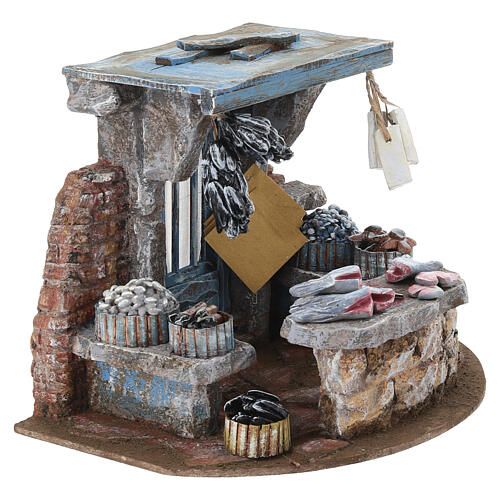 Ambientazione presepe 10 cm banco del pesce 20x25x20 cm 4