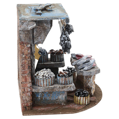 Ambientazione presepe 10 cm banco del pesce 20x25x20 cm 5